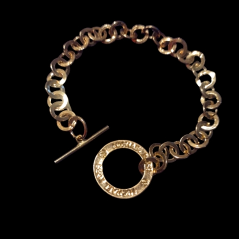 Michael Kors Gold Chain Bracelet Used No Dust Bag